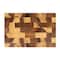 Hello Honey® 14" Natural Suar Wood End Grain Rectangle Cheese & Cutting Board